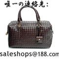 【2010年春夏新作】 ボッテガ・ヴェネタ(BOTTEGA VENETA)レディースボストンバッグ ダークブラウン 173398-V00A2-2040