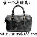 【2010年春夏新作】 ボッテガ・ヴェネタ(BOTTEGA VENETA)レディースボストンバッグ ブラック 173398-V00A2-1000