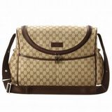 GUCCI/グッチ BABY定番キャンバスGG柄ショルダーマザーズバッグ 123326 FTASR 8588