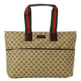GUCCI/グッチ BABY定番キャンバスGG柄マザーズバッグ 155524 F4FOR 9791