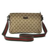 グッチ ショルダーバッグ GUCCI グッチ ななめがけバッグ GG柄キャンバス ベージュ×ブラウン 189749 F4F5R 9791