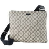 グッチ/GUCCI バッグ メンズ GGプラス メッセンジャーバッグ ショルダーバッグ ベージュ×ネイビー 201446-FP48N-4075
