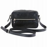 グッチグッチ GUCCI 斜め掛け ショルダー バッグ 201447 BEG1G 1000 GG 型押しソフトカーフ (ブラック)