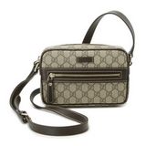 グッチ/GUCCI バッグ メンズ テスートGG ショルダーバッグ ベージュ×ダークブラウン 2014年秋冬新作 201447-KGDHG-9643