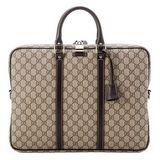 グッチ/GUCCI バッグ メンズ GGプラス ブリーフケース ビジネスバッグ ベージュ×ダークブラウン 201480-FCIEG-9643